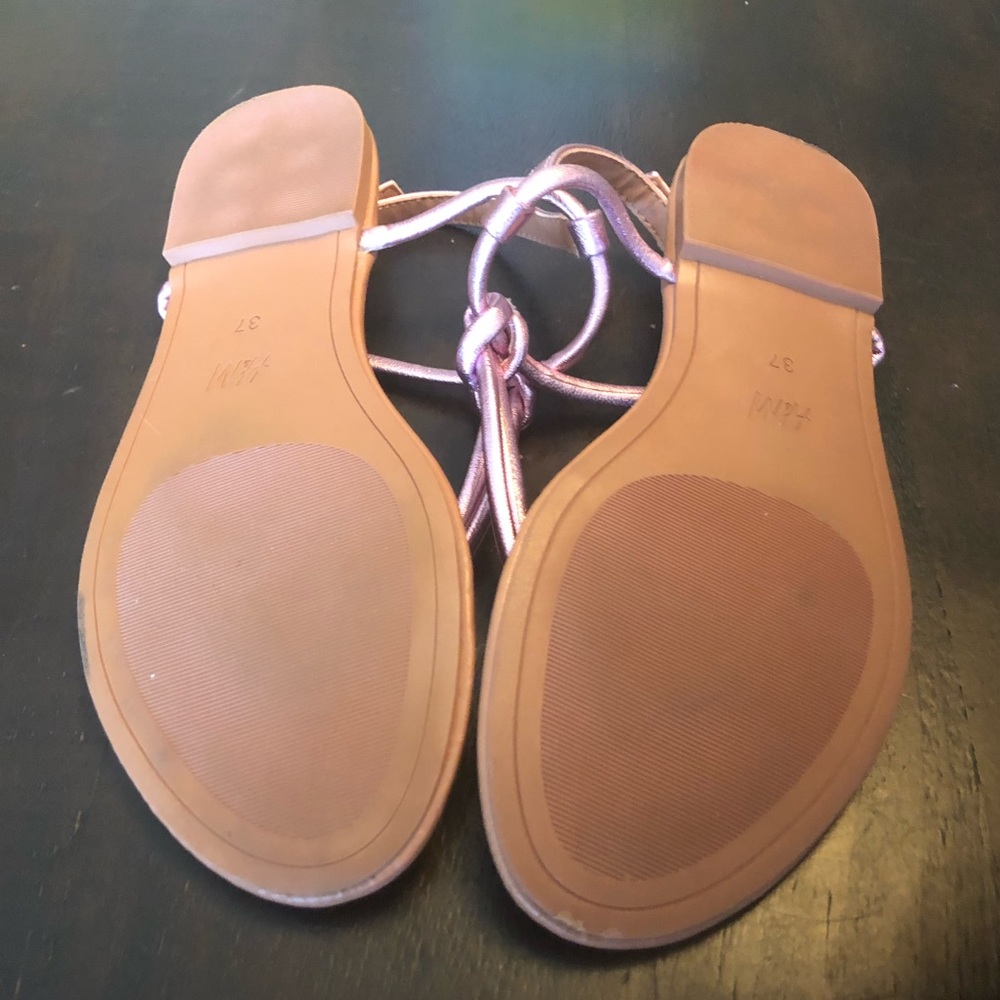 Metallic pink T-strap sandal H&M - Picture 4 of 6